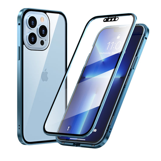 Funda Magnética de Vidrio Templado Doble Cara para iPhone 14 - Image 10