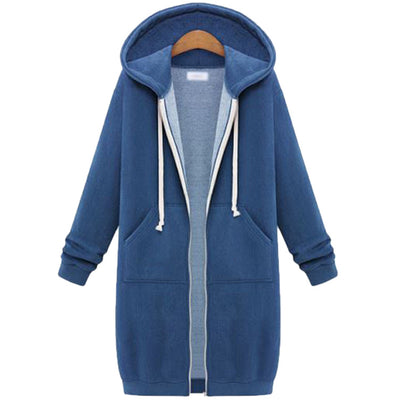 Chamarra Sudadera Polar con Capucha de Manga Larga - Image 5