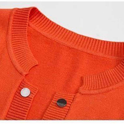 Cardigan Oversized Bloques de Color Tejido Ligero - Image 9