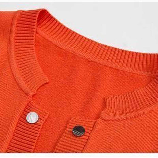 Cardigan Oversized Bloques de Color Tejido Ligero - Image 9