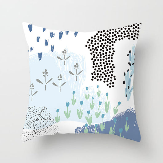 Funda de Almohada Geométrica Moderna en Poliéster Peachskin - Image 26