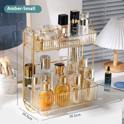 Organizador de Cosméticos y Accesorios de Baño con Estantes Dobles - Image 10
