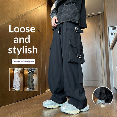 Pantalones Rectos Anchos para Hombre - Image 7