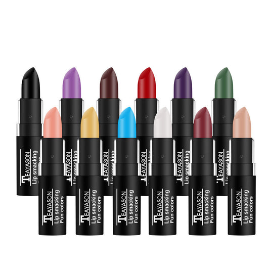 Labial Oscuro Nude Blanco Vampiro - Maquillaje Halloween Retro Creativo - Image 18