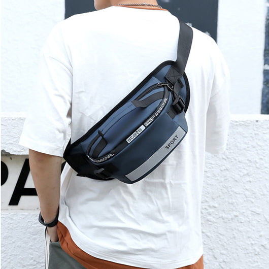 Bolsa Reflectante de Cintura para Hombre - Mochila Crossbody Deportiva - Image 4