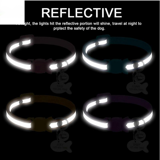 Collar Reflectante con Cascabel y Hebilla de Seguridad Ajustable - Image 7