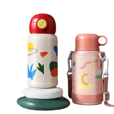 Botella Térmica Infantil 500ML con Pajita y Caja de Regalo - Image 7