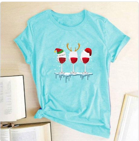 Playera Casual Estampada para Mujer Manga Corta - Image 12
