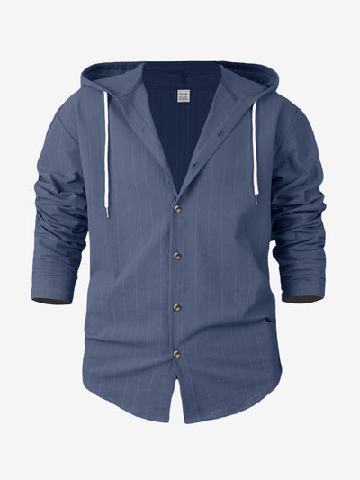 Cardigan Slim Fit con Capucha para Hombre - Casual y Versátil - Image 35