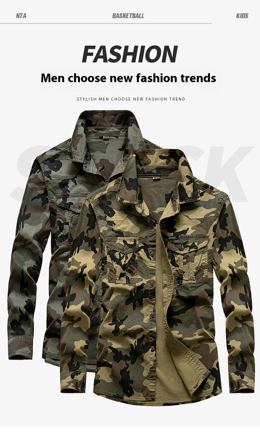 Polo de Otoño para Hombre - Camisa Clásica de Cuello - Image 11