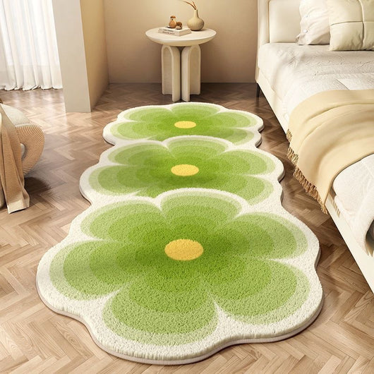 Manta de Cachemir con Diseño Floral para Mesita de Noche - Image 3