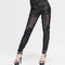 Leggings Ajustados con Malla y Detalles Desgarrados Estilo Ghost Claw
