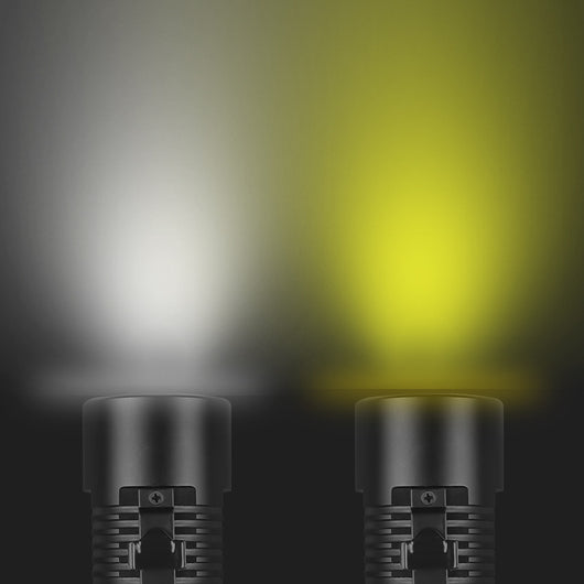 Linterna de Buceo Profesional Dual LED Blanco y Amarillo con Control Magnético - Image 4