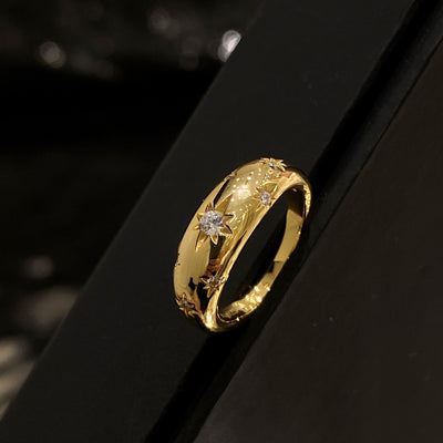 Anillo de Pareja en Plata 925 Eight Stars - Símbolo de Amor Eterno