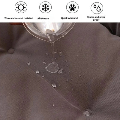 Cama Lujo para Perros Resistente a Arañazos Impermeable con Espuma Viscoelástica - Image 5