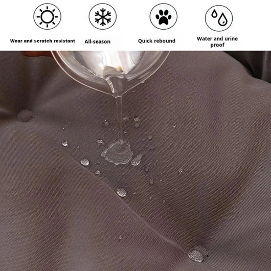 Cama Lujo para Perros Resistente a Arañazos Impermeable con Espuma Viscoelástica - Image 5