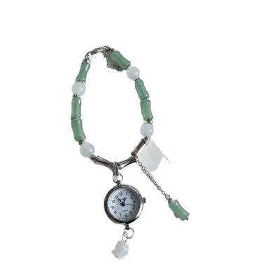 Reloj de Cuarzo para Mujer con Pulsera Nudo Bambú Estilo Chino - Image 5