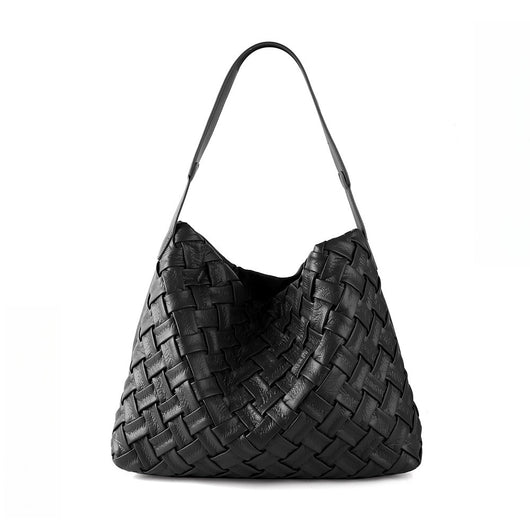 Bolso de Cuero Plisado con Gran Capacidad - Bolsa de Hombro Portátil y Elegante - Image 13