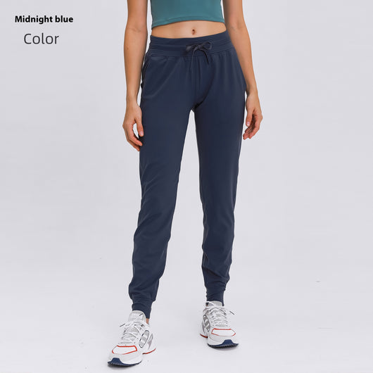 Pantalones Yoga Cintura Alta Mujer con Cordón Secado Rápido Elásticos - Image 11