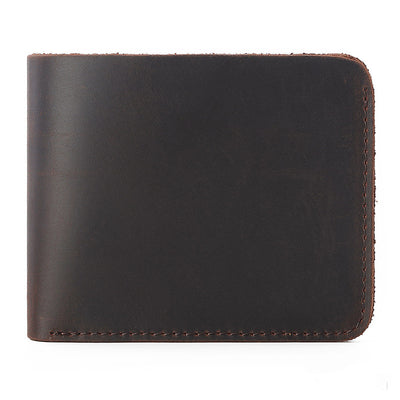 Billetera Retro de Cuero Genuino Primera Capa para Hombre - Image 12