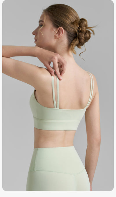 Sujetador Deportivo Mesh Plisado Backless para Fitness - Image 18