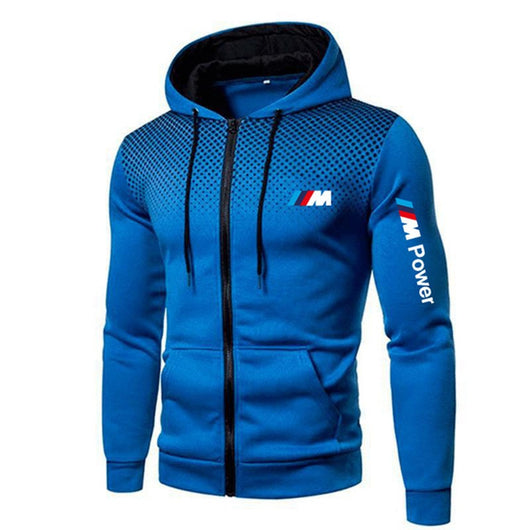 Sudadera Deportiva de Algodón con Cierre - Estilo Casual para Outdoor - Image 7
