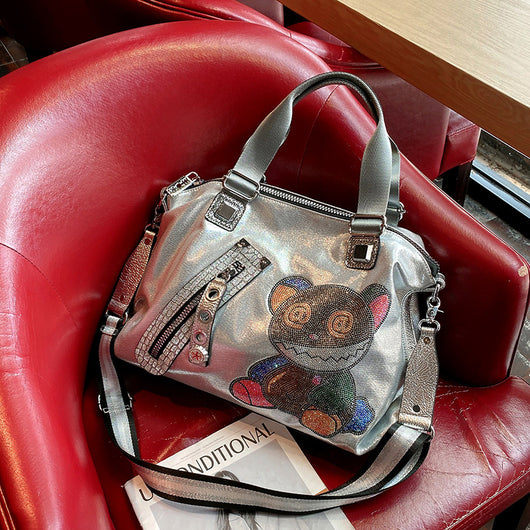 Bolso de Cuero Suave con Bandolera Diagonal y Gran Capacidad - Image 6