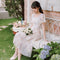 Vestido Retro de Encaje Floral con Elegancia Vintage