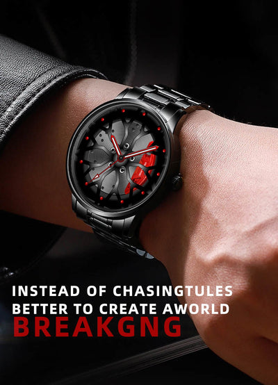 Reloj de Cuarzo Luminoso Impermeable para Hombre con Diseño de Calibrador - Image 12