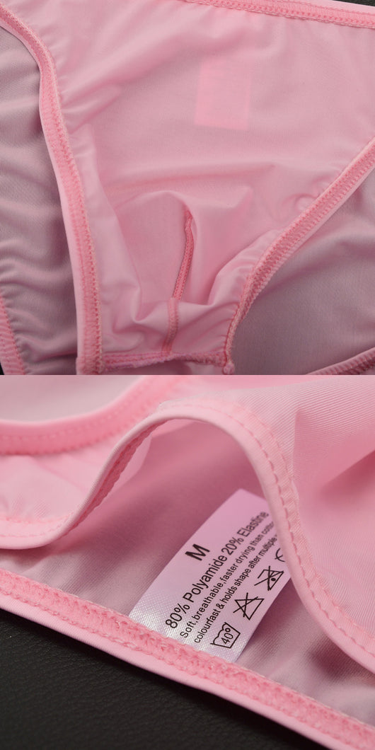 Bóxer de Seda Helada Transparente Cintura Baja para Hombre - Image 30