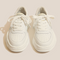 Zapatillas Deportivas Casuales de Cuero para Mujer con Suela Gruesa Elevada