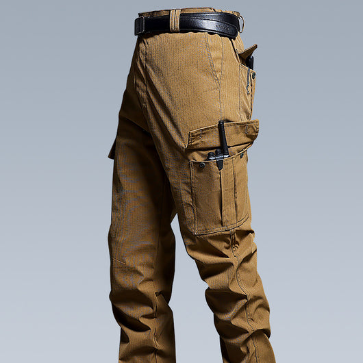 Pantalones Tácticos Multibolsillos Holgados de Trabajo Resistente - Image 7