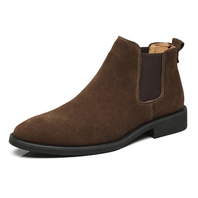 Botas de Cuero Puntiagudas Altas para Hombre - Image 14