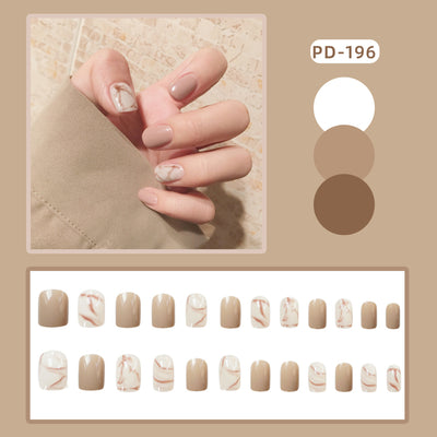 Uñas Postizas Adhesivas Efecto Ballet Esmerilado - Manicura Perfecta Lista para Usar - Image 12