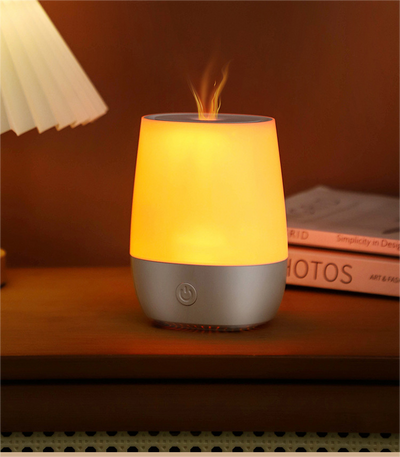 Humidificador Aromaterapia con Llama LED USB Silencioso para Dormitorio - Image 6