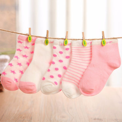 Calcetines de Bebé de Algodón Transpirable y Absorbentes de Sudor