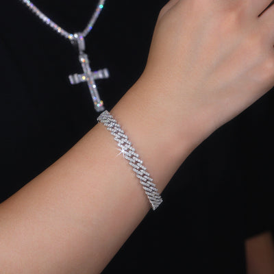 Pulsera de Plata S925 con Moissanita Premium - Joyería Luxury Plateada en Platino - Image 7