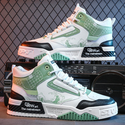 Zapatos Deportivos Casual de Caña Alta para Hombre - Cómodos y Versátiles - Image 4