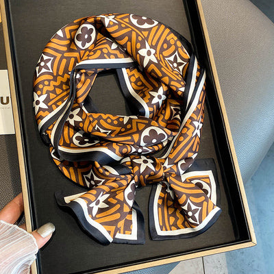 Pañuelo de Seda Fino y Cálido - Cinta Delgada Versátil - Image 12