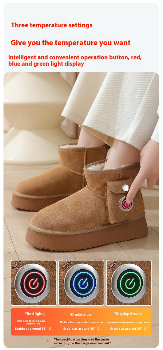 Botas Térmicas Eléctricas con Forro de Lana - Impermeables para Hombre y Mujer - Image 26