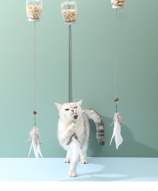 Comedero Educativo Interactivo para Gatos con Dispensador de Alimento - Image 11