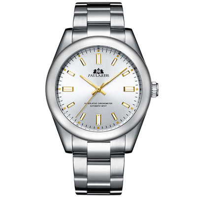 Reloj Automático de Acero con Esfera Luminosa - Image 3