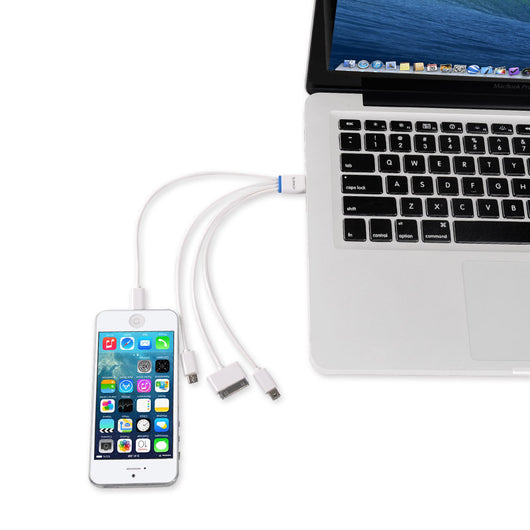 Cable Multipropósito 4 en 1 Compatible con iPhone y Android - Image 7