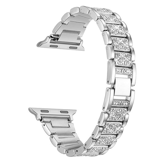 Pulsera Reloj Acero Inoxidable con Diamantes - Image 6