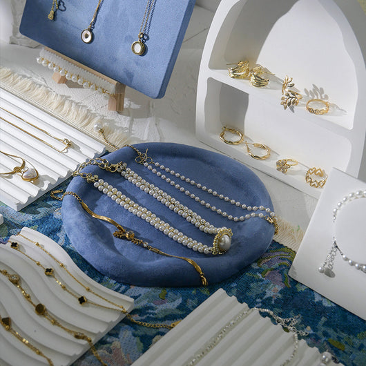 Bandeja Exhibidora de Yeso para Joyas - Organizador de Collares y Pulseras - Image 4