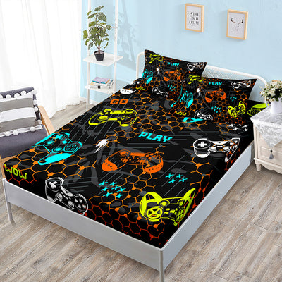 Juego de Sábana Ajustable, Funda Nórdica y Fundas de Almohada Gamer con Tecnología Refrescante - Image 6