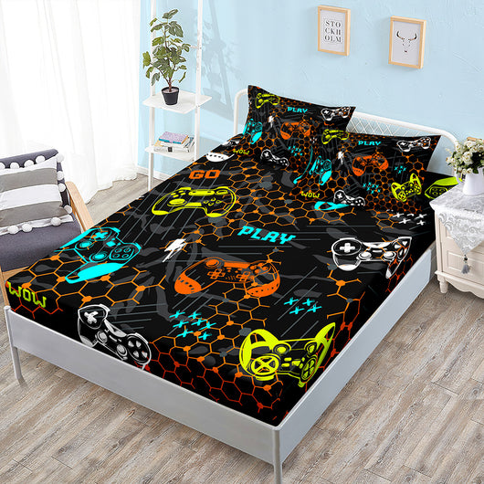 Juego de Sábana Ajustable, Funda Nórdica y Fundas de Almohada Gamer con Tecnología Refrescante - Image 6