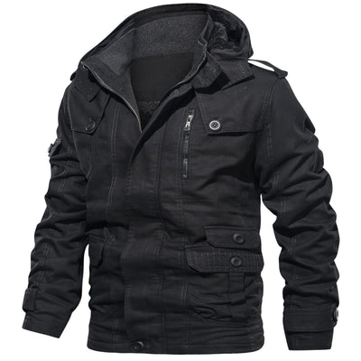 Chaqueta Acolchada Multi-bolsillos Premium Terciopelo Grueso - Image 7