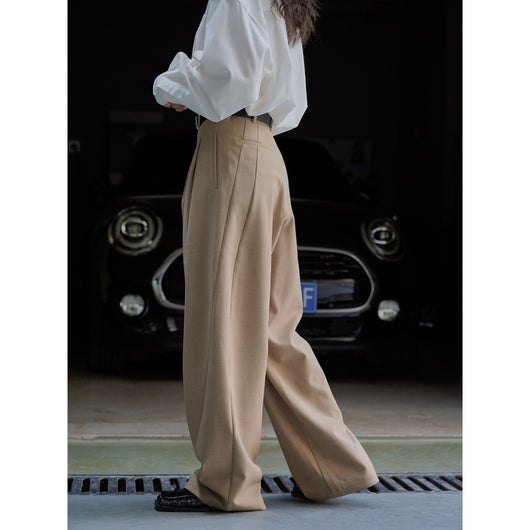 Pantalones Casuales Mujer con Textura Suelta y Perfil Relajado - Image 5