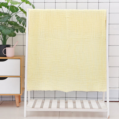 Toalla de Baño para Bebé con Acolchado Seersucker de Seis Capas - Image 5